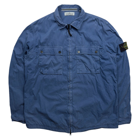 A/W 13 Stone Island Cotton Nylon Overshirt - Blue