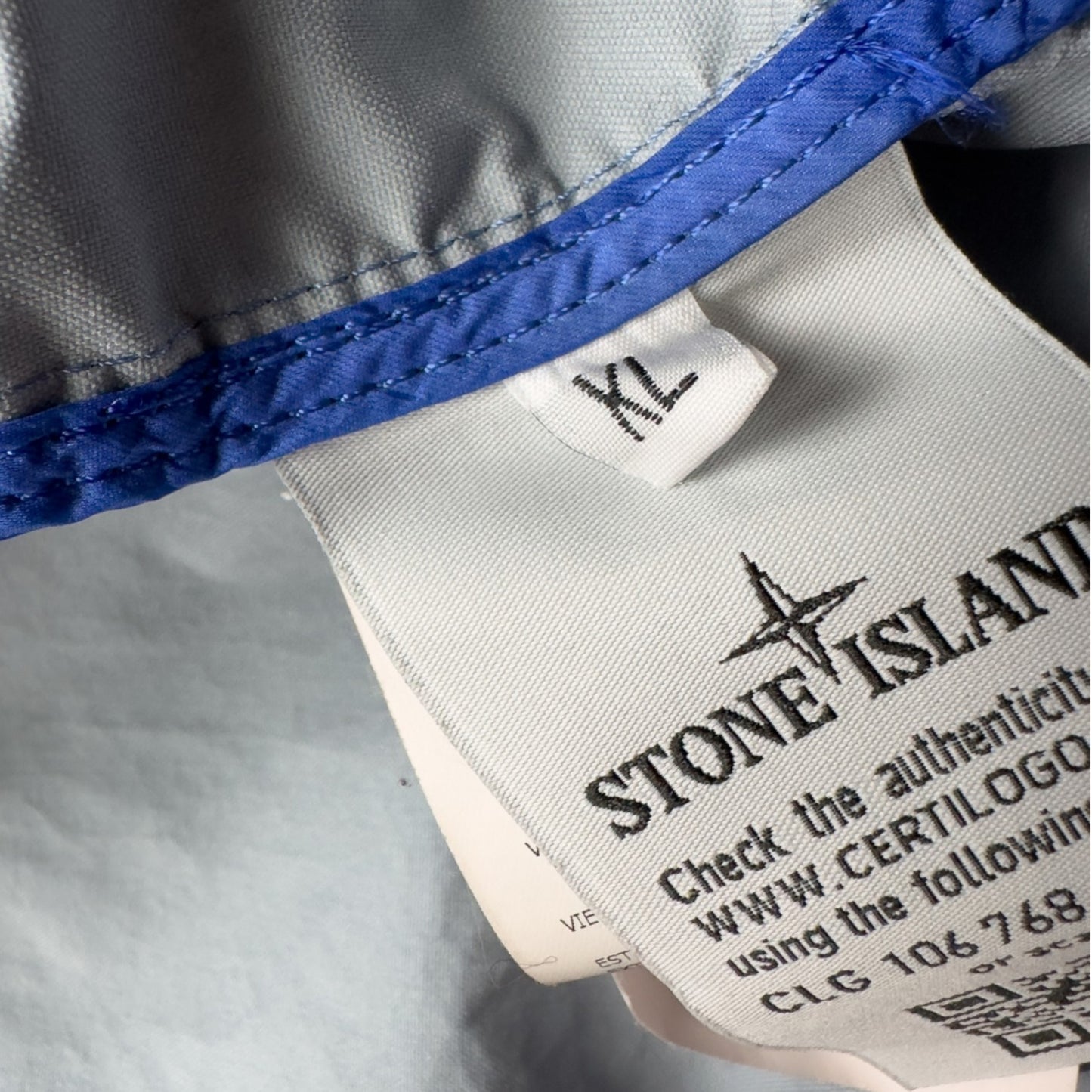 S/S 19 Stone Island Membrana 3L TC Jacket - Blue