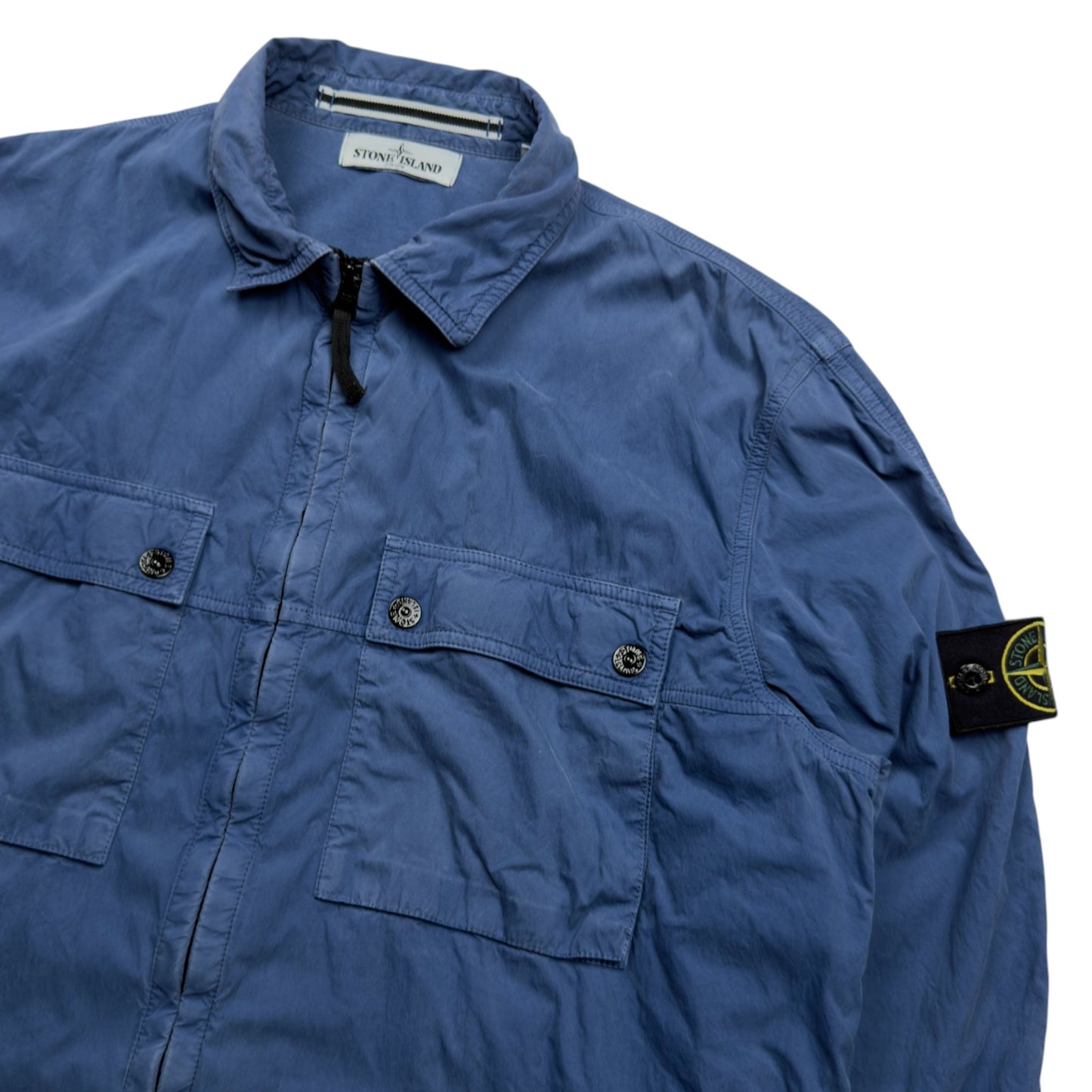 A/W 13 Stone Island Cotton Nylon Overshirt - Blue