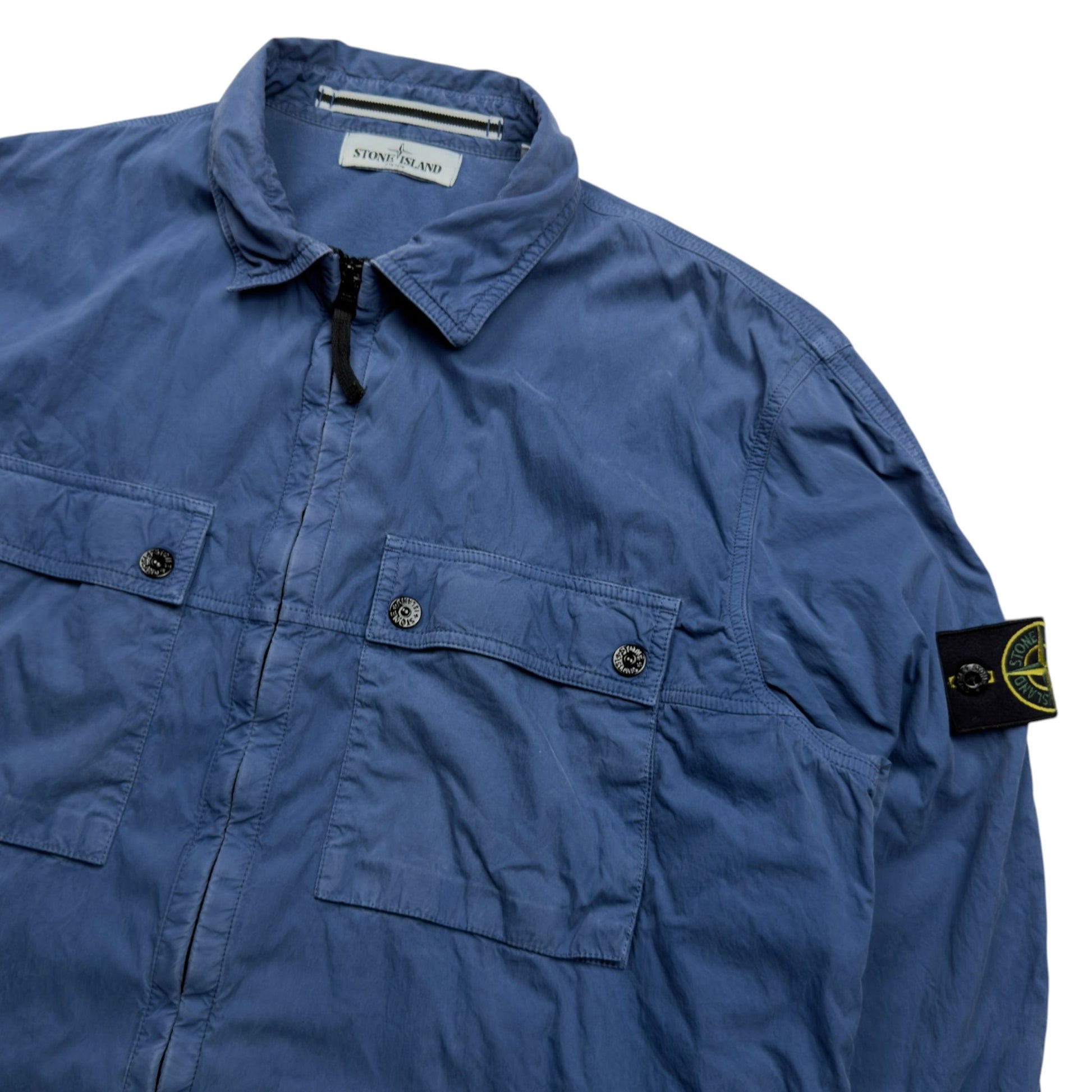 A/W 13 Stone Island Cotton Nylon Overshirt - Blue