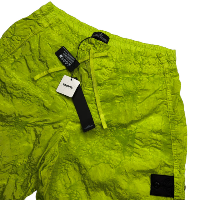 S/S 23 Stone Island Shadow Project Waffle Printed Nylon Metal Swim Shorts