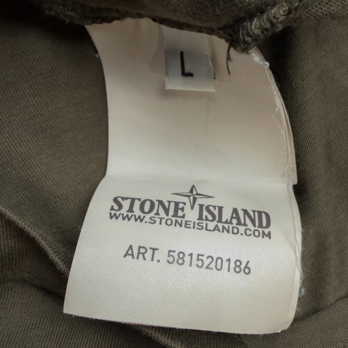 S/S 13 Stone Island Abstract Logo Back-Print T-Shirt