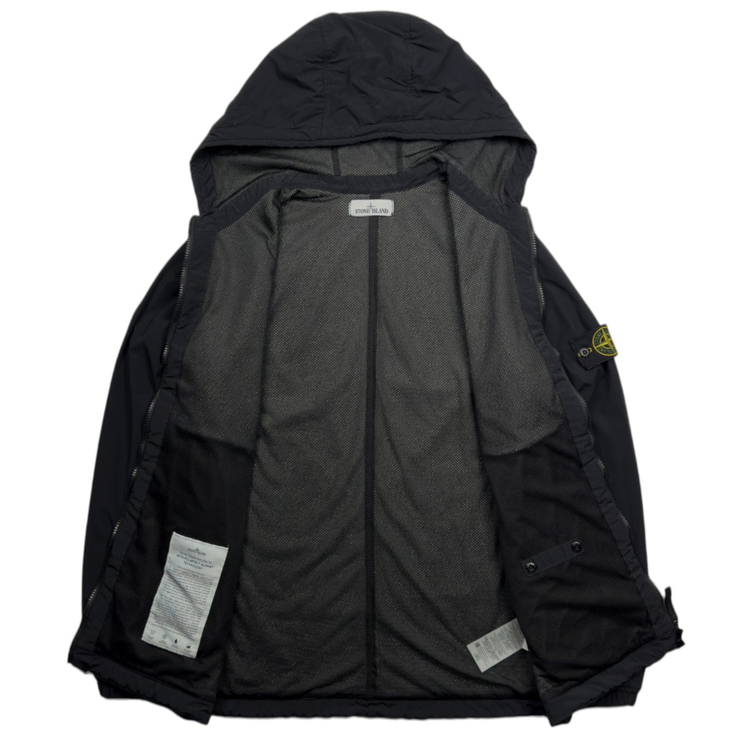 S/S 21 Stone Island Skin Touch Nylon-TC with Polartec Alpha Technology - Black