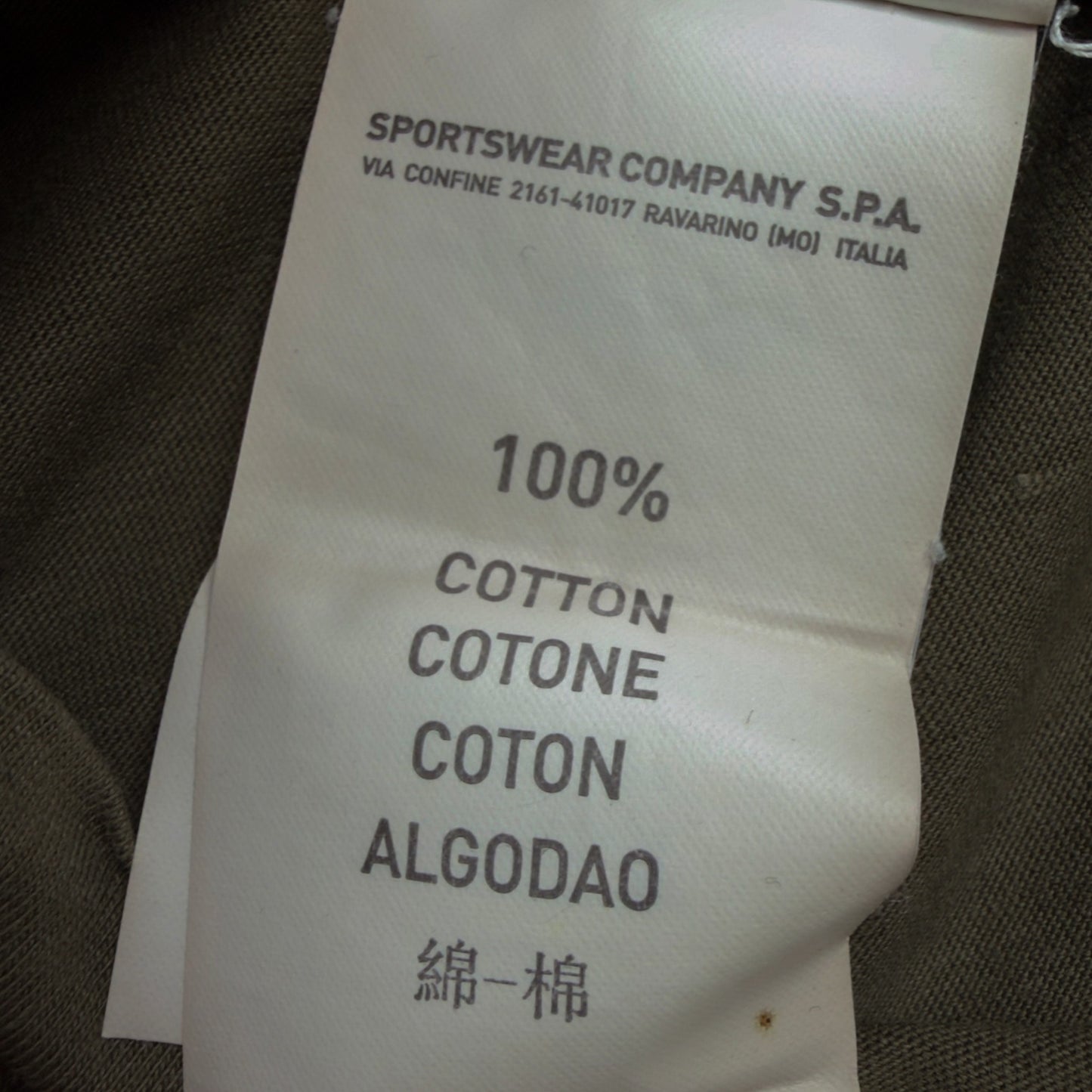 S/S 13 Stone Island Abstract Logo Back-Print T-Shirt