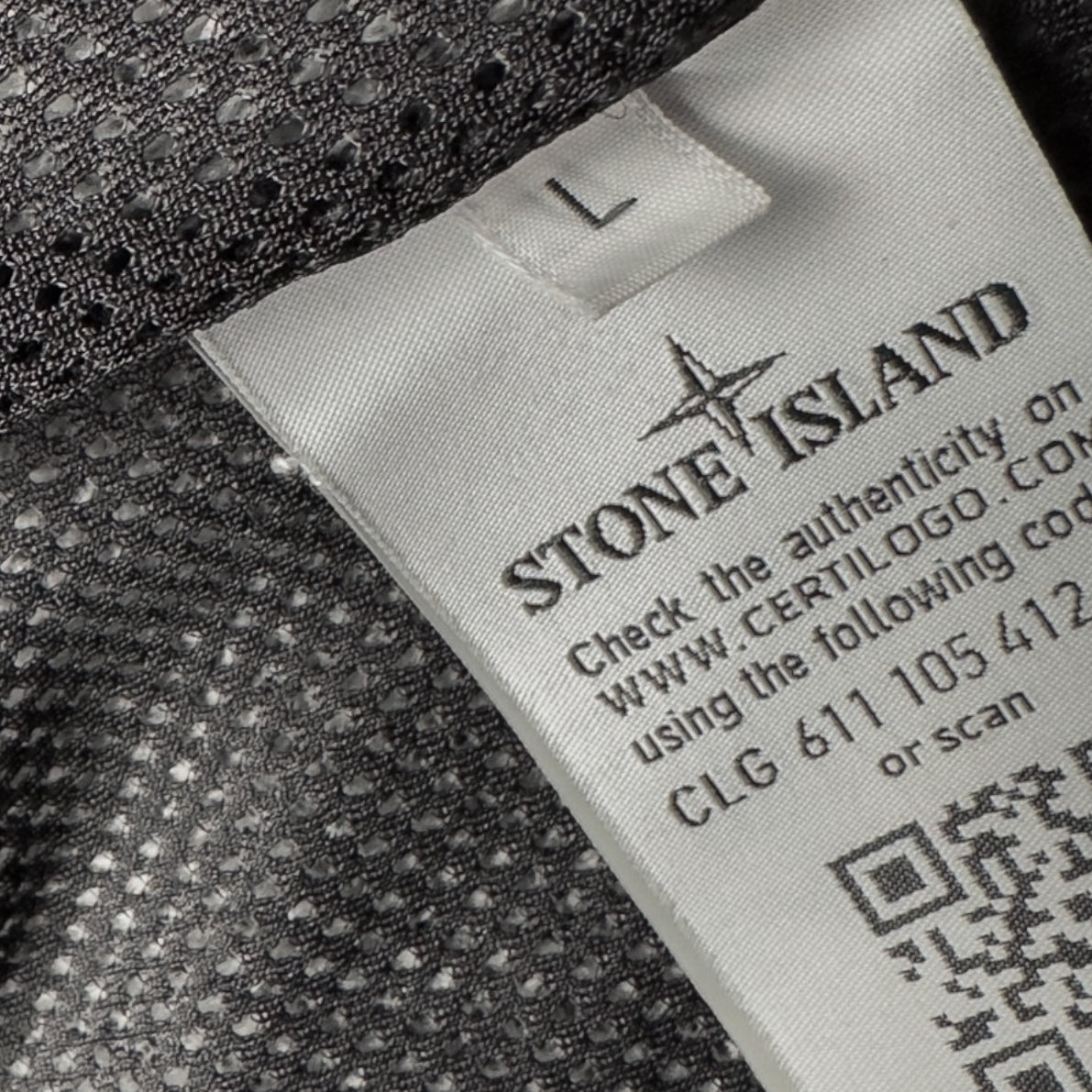 S/S 21 Stone Island Skin Touch Nylon-TC with Polartec Alpha Technology - Black