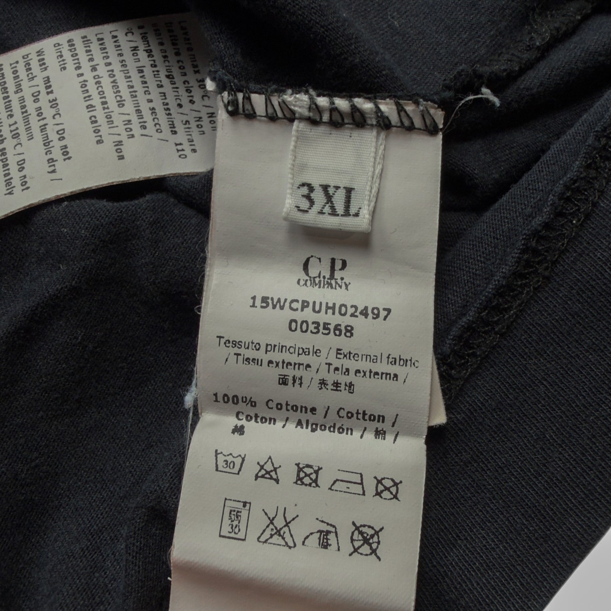 A/W 15 C.P. Company Big Stitch Logo T-Shirt
