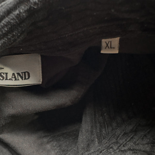 A/W 20 Stone Island Corduroy 2 Pocket Overshirt - Black
