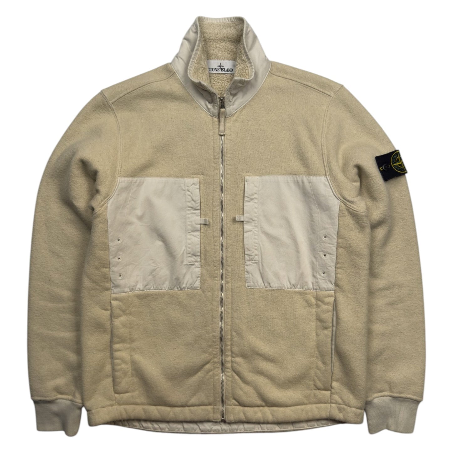 A/W 23 Stone Island Plated Terry Fleece Track Jacket