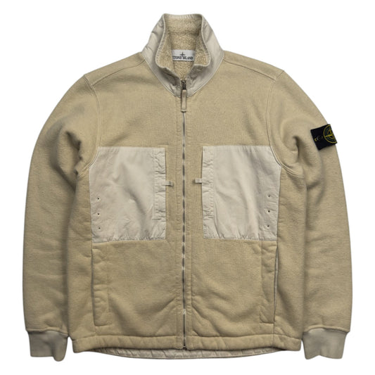A/W 23 Stone Island Plated Terry Fleece Track Jacket