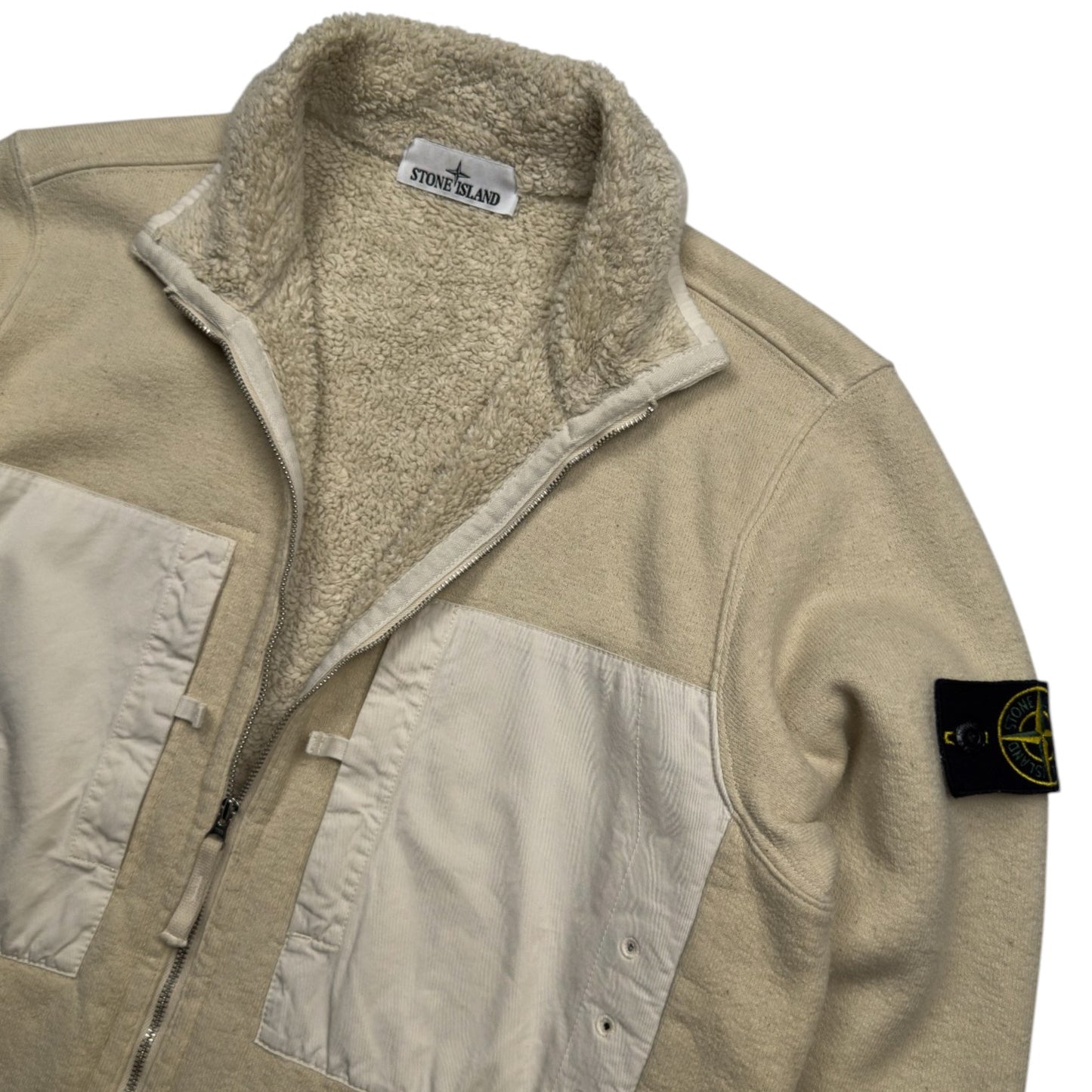 A/W 23 Stone Island Plated Terry Fleece Track Jacket