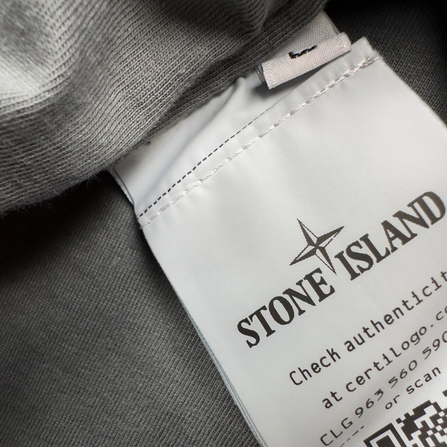 A/W 23 Stone Island Micro Yarn Overshirt - Lead Grey