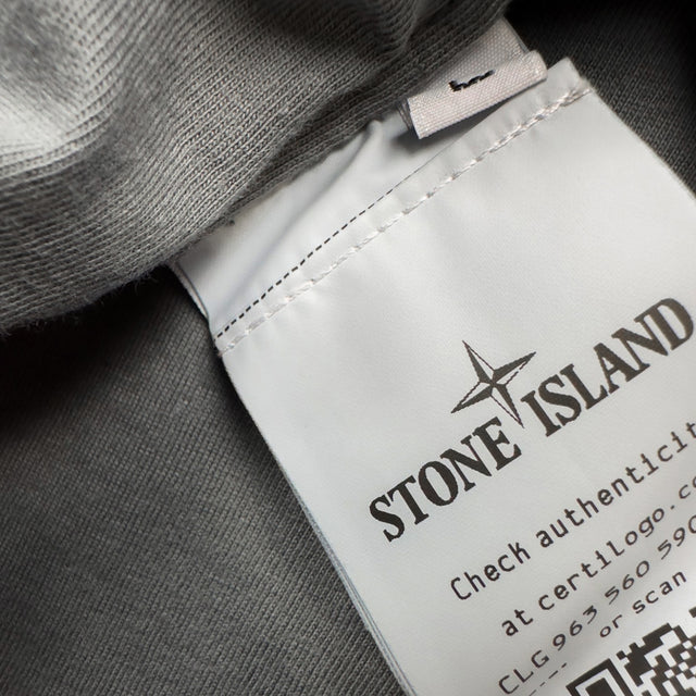 A/W 23 Stone Island Micro Yarn Overshirt - Lead Grey