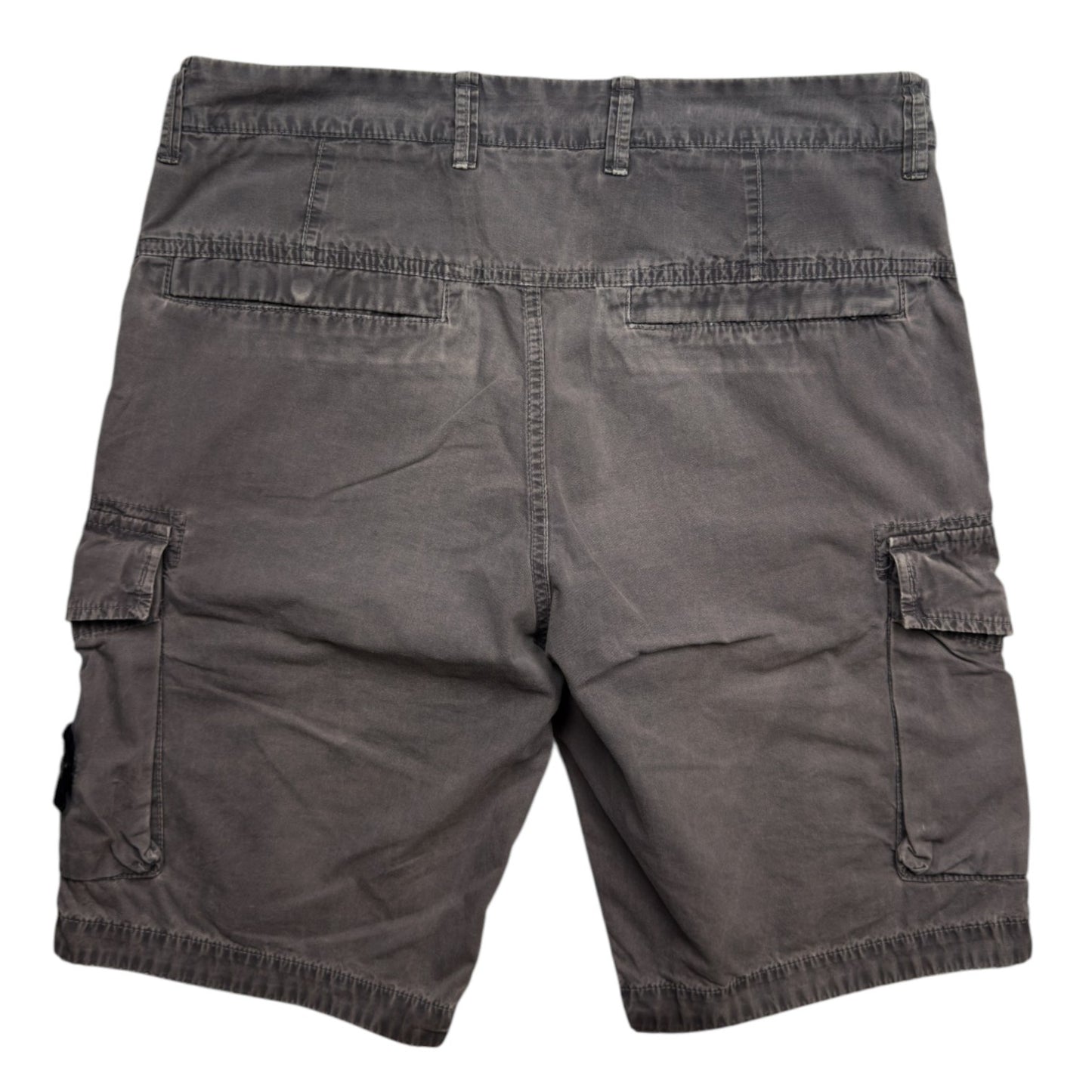 S/S 21 Stone Island Bermuda Cargo Shorts - Grey