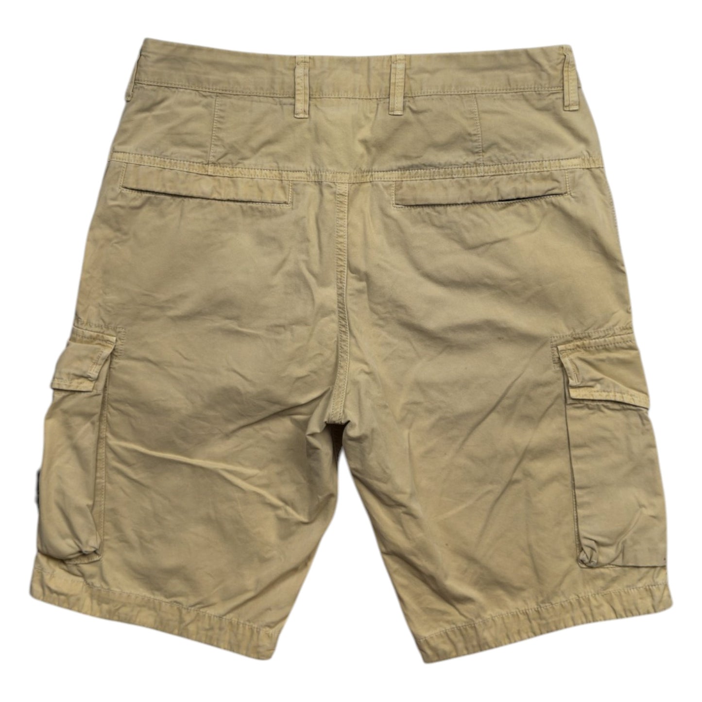 S/S 20 Stone Island Bermuda Cargo Shorts - Sand