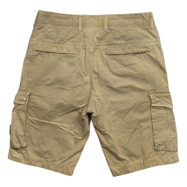 S/S 20 Stone Island Bermuda Cargo Shorts - Sand