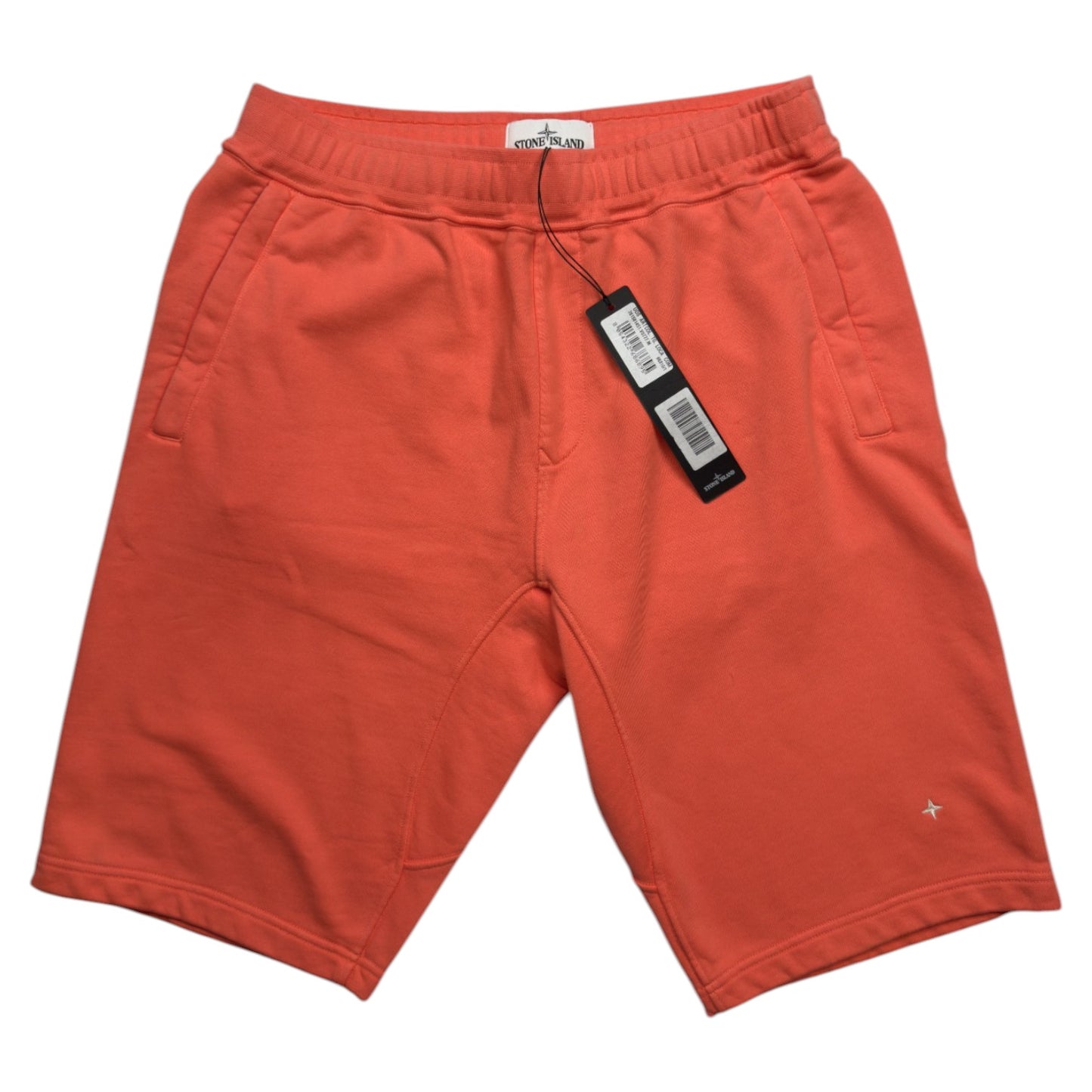 S/S 22 Stone Island Stellina Cotton Jersey Shorts - Coral