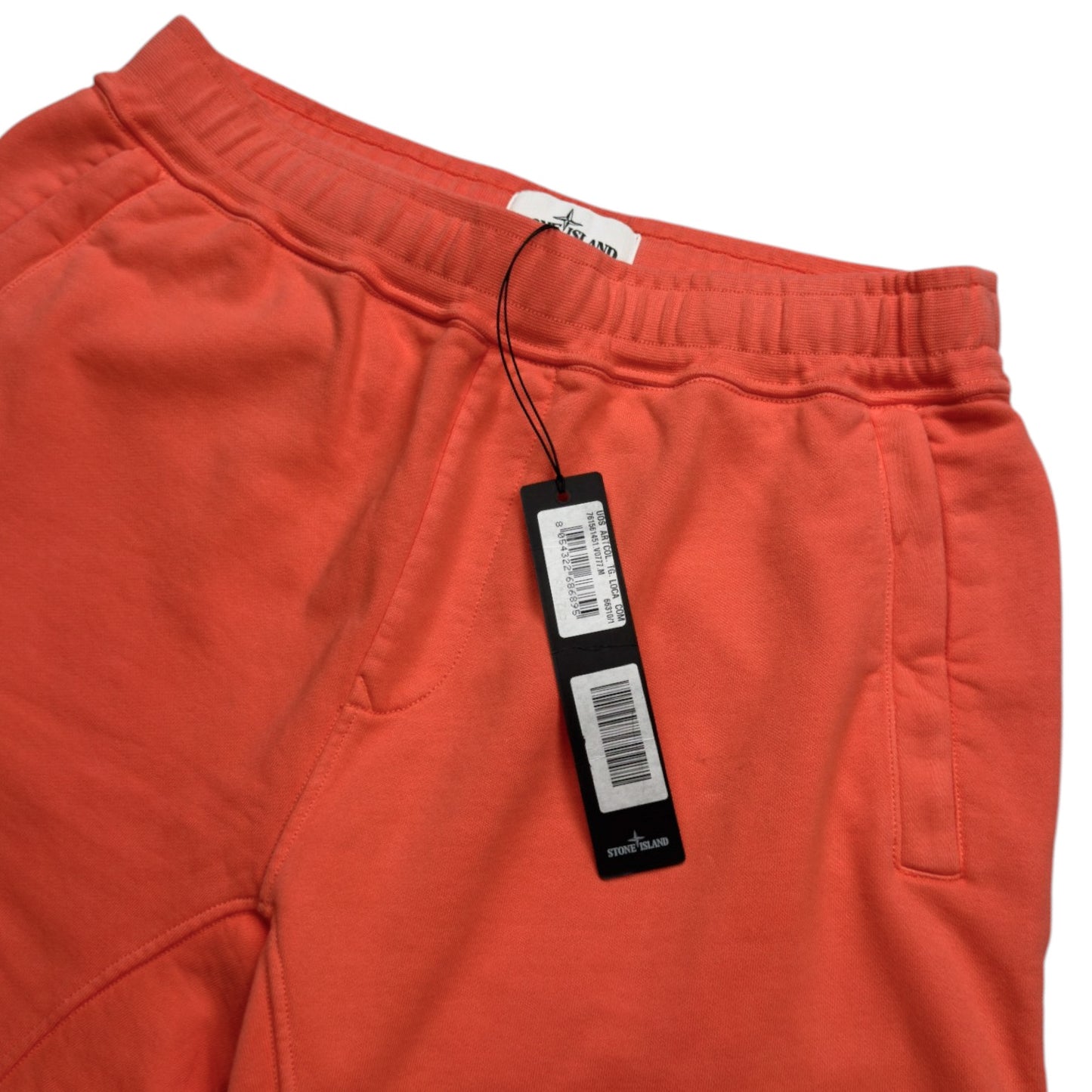 S/S 22 Stone Island Stellina Cotton Jersey Shorts - Coral
