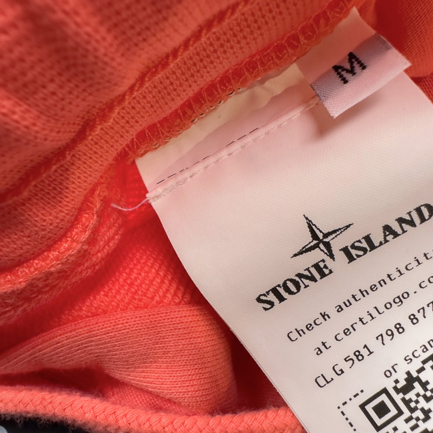 S/S 22 Stone Island Stellina Cotton Jersey Shorts - Coral