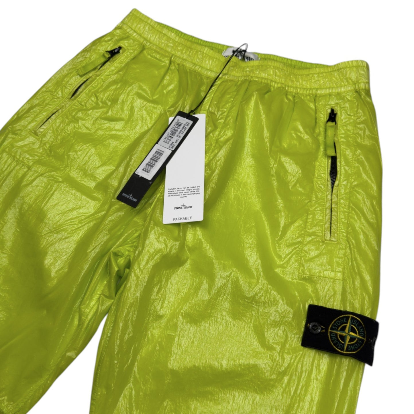 S/S 21 Stone Island Lucido TC Trousers - 32 RE - Yellow