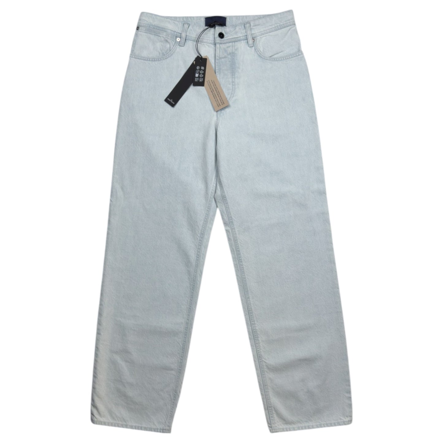 S/S 26 Stone Island Indigo Denim - Ultra Bleach - Loose Fit Jeans