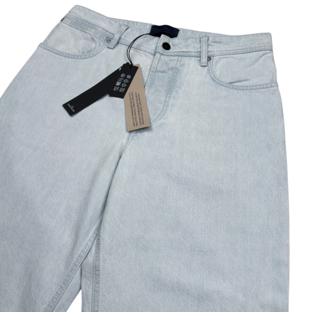 S/S 26 Stone Island Indigo Denim - Ultra Bleach - Loose Fit Jeans