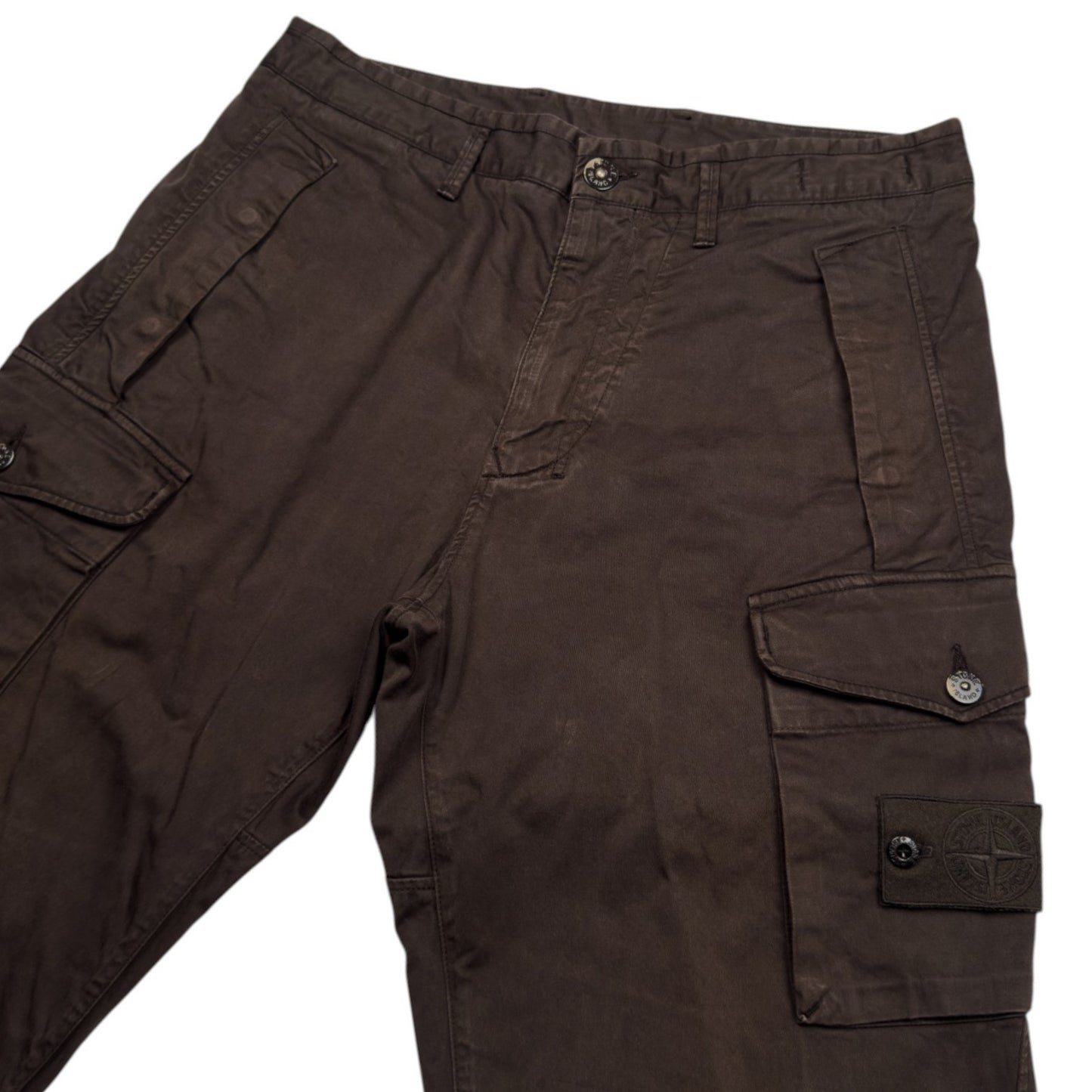 A/W 20 Stone Island Brown Ghost Cargo Trousers - 31 CO