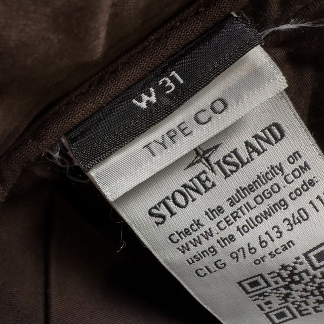 A/W 20 Stone Island Brown Ghost Cargo Trousers - 31 CO