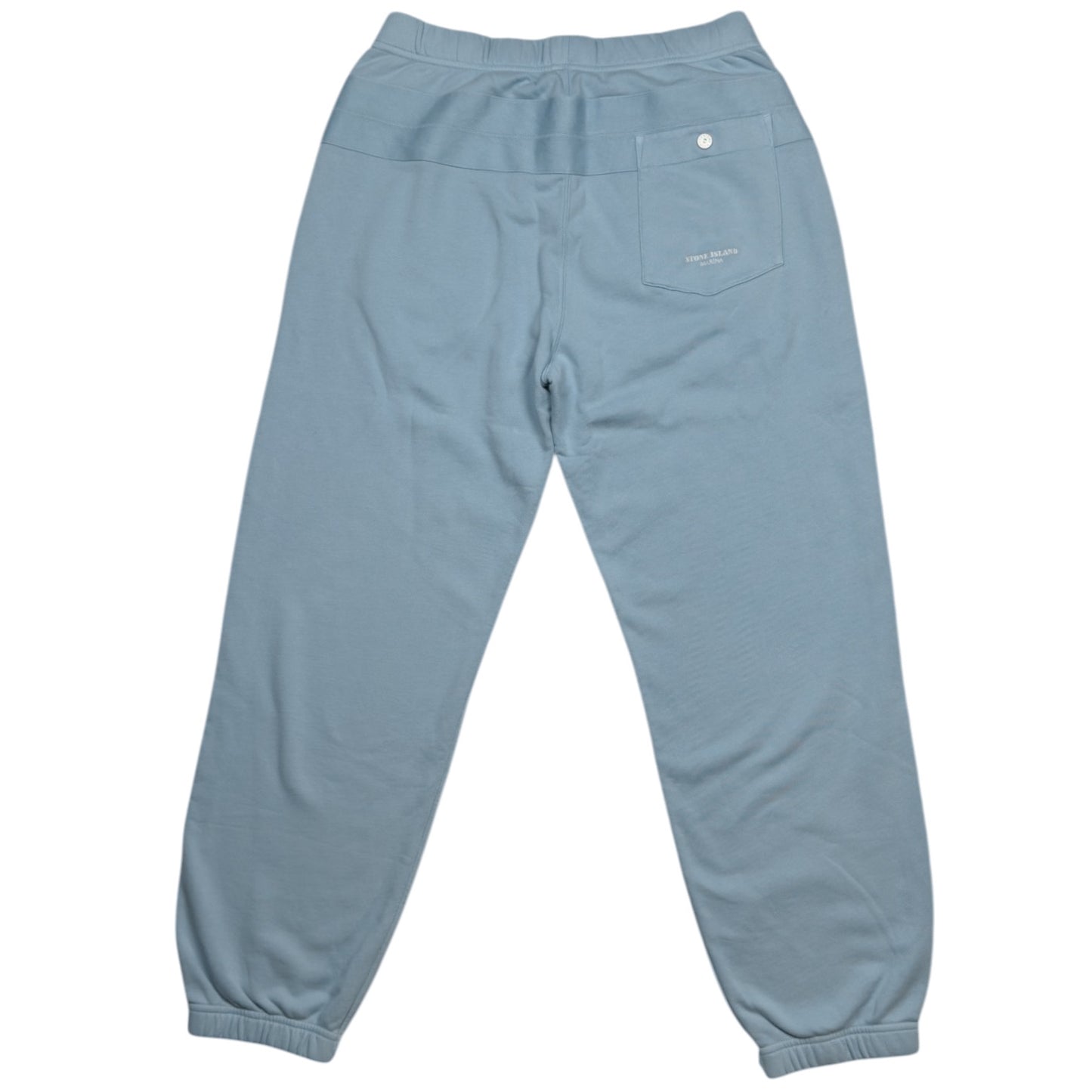 S/S 25 Stone Island Marina Cotton Fleece Joggers - Blue