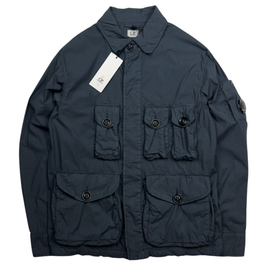 C.P. Company 50 Fili Multipocket Overshirt - Navy