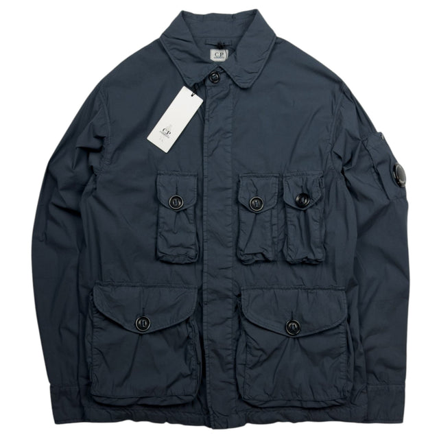 C.P. Company 50 Fili Multipocket Overshirt - Navy