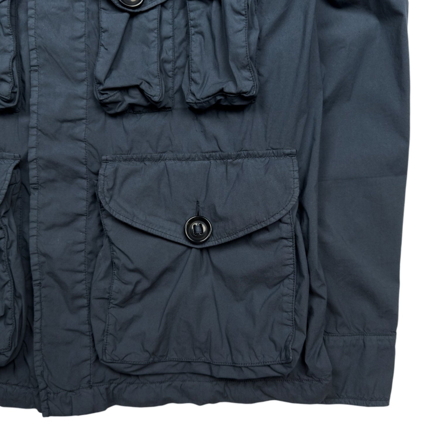 C.P. Company 50 Fili Multipocket Overshirt - Navy