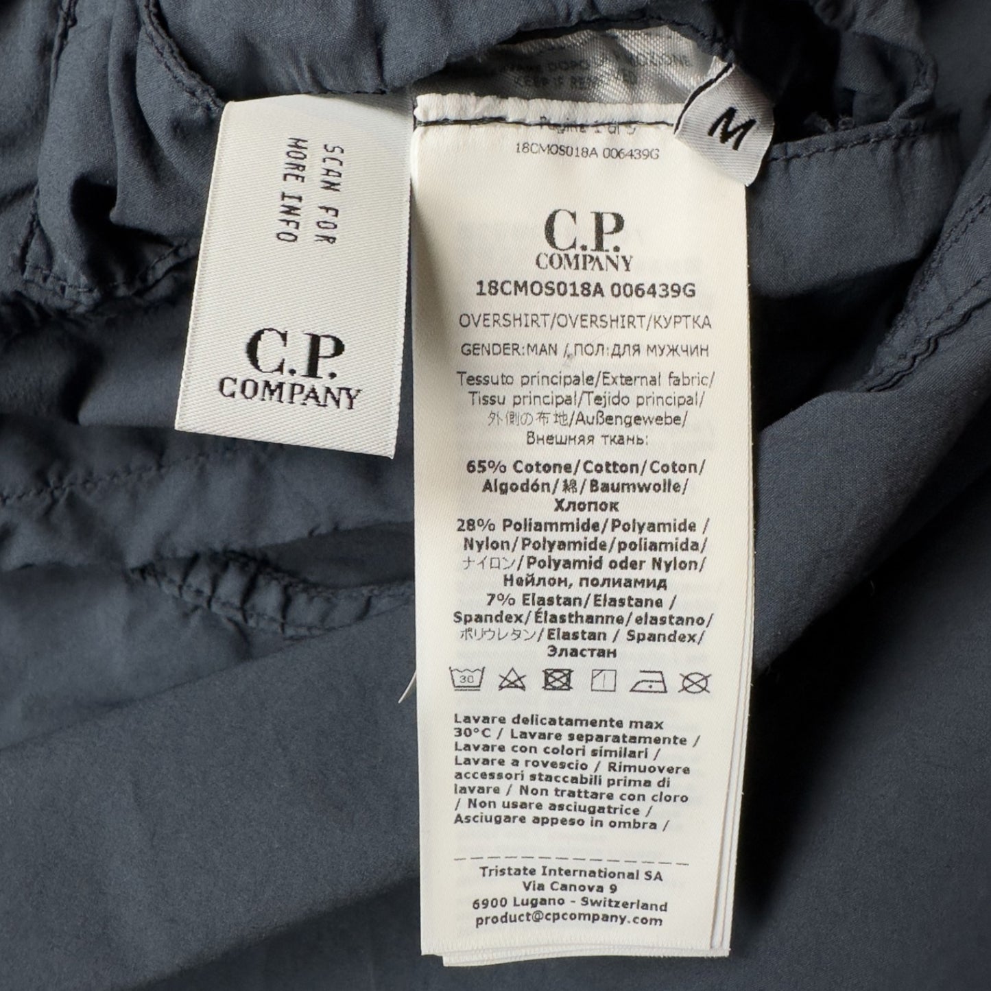 C.P. Company 50 Fili Multipocket Overshirt - Navy