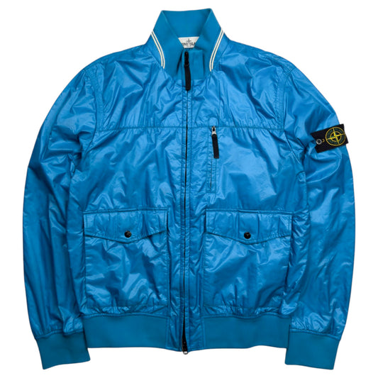 S/S 13 Stone Island Micro Rip Stop 7 Den Tyvek Shield - Blue