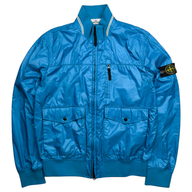 S/S 13 Stone Island Micro Rip Stop 7 Den Tyvek Shield - Blue