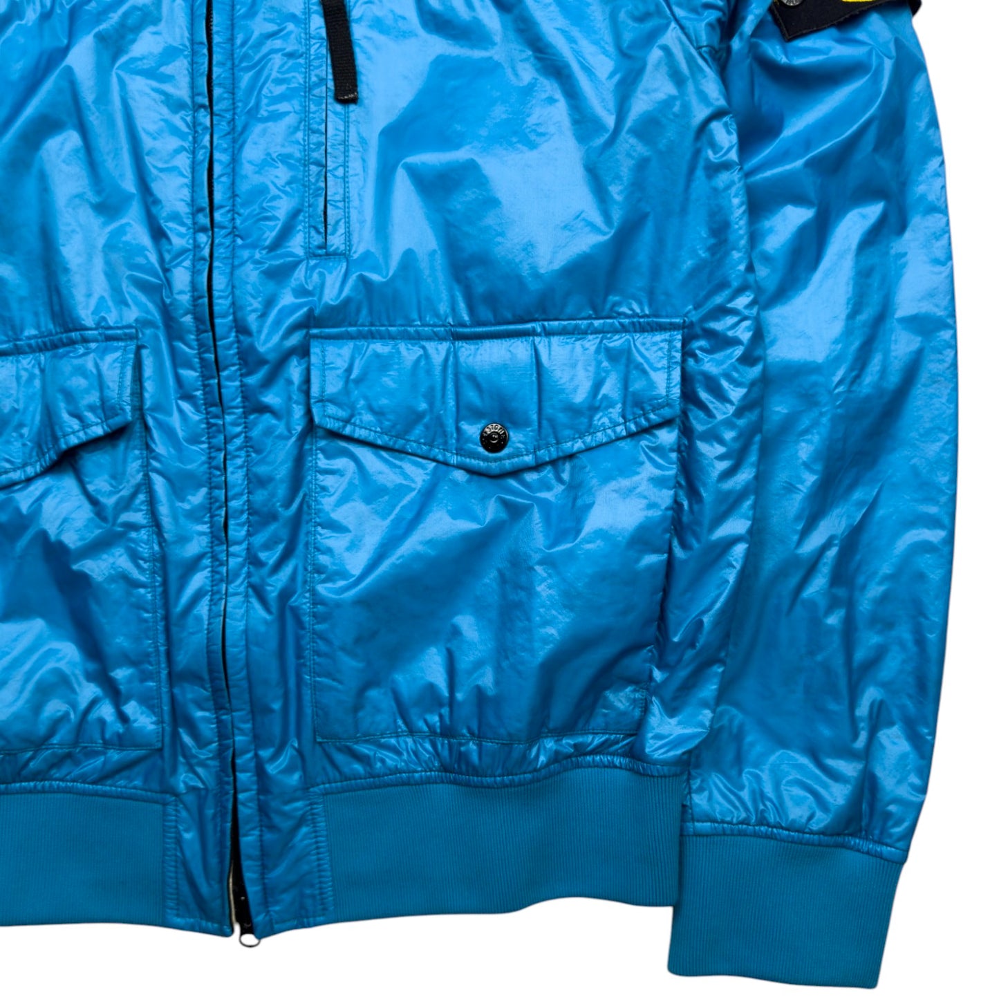 S/S 13 Stone Island Micro Rip Stop 7 Den Tyvek Shield - Blue