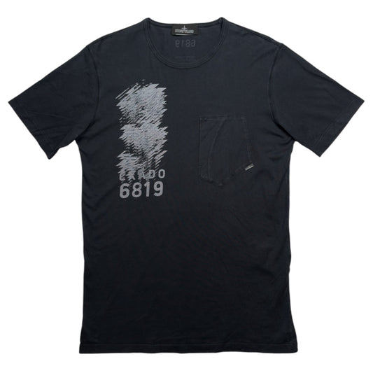S/S 18 Stone Island Shadow Project Print T-Shirt - Black