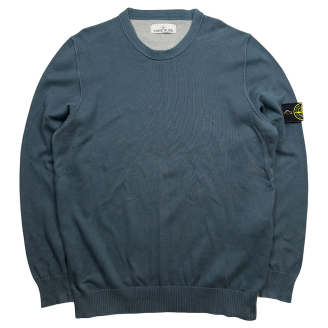 S/S 18 Stone Island Light Knit Sweater - Blue