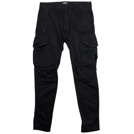 C.P. Company Ergonomic Fit Cargo Trousers - Black