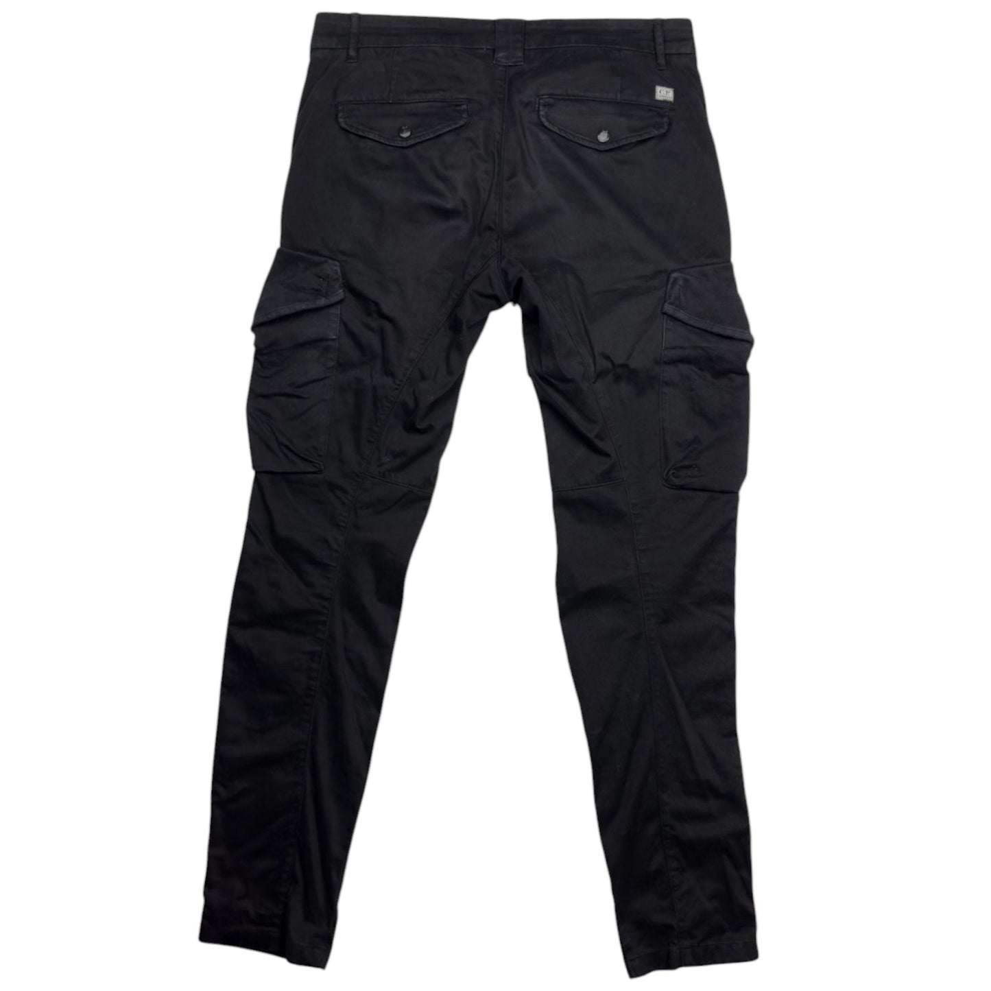 C.P. Company Ergonomic Fit Cargo Trousers - Black