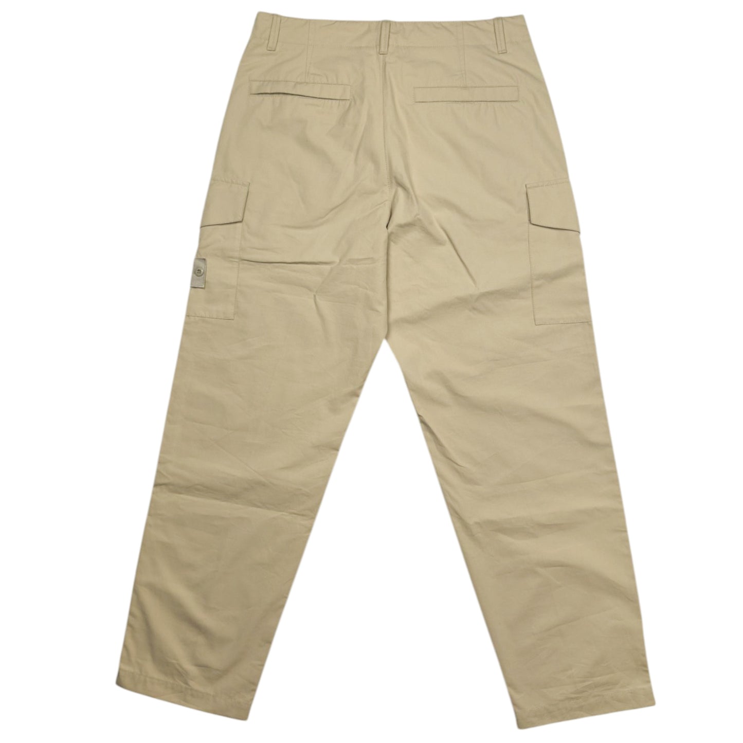 S/S 25 Stone Island Weatherproof Cotton Canvas Ghost Piece Cargo Trousers - 33 RE