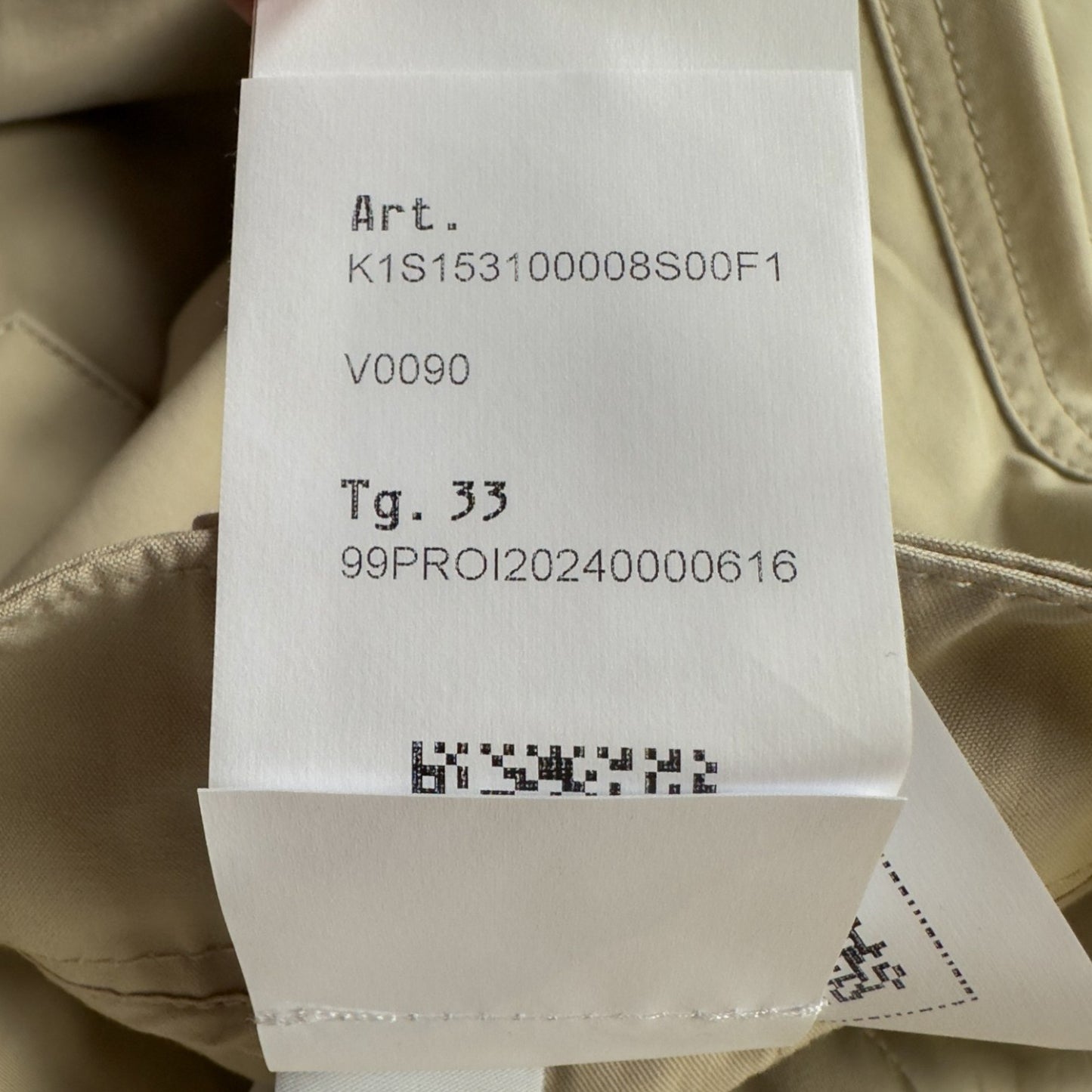 S/S 25 Stone Island Weatherproof Cotton Canvas Ghost Piece Cargo Trousers - 33 RE