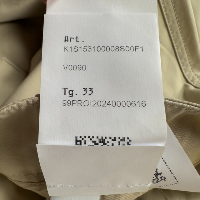 S/S 25 Stone Island Weatherproof Cotton Canvas Ghost Piece Cargo Trousers - 33 RE