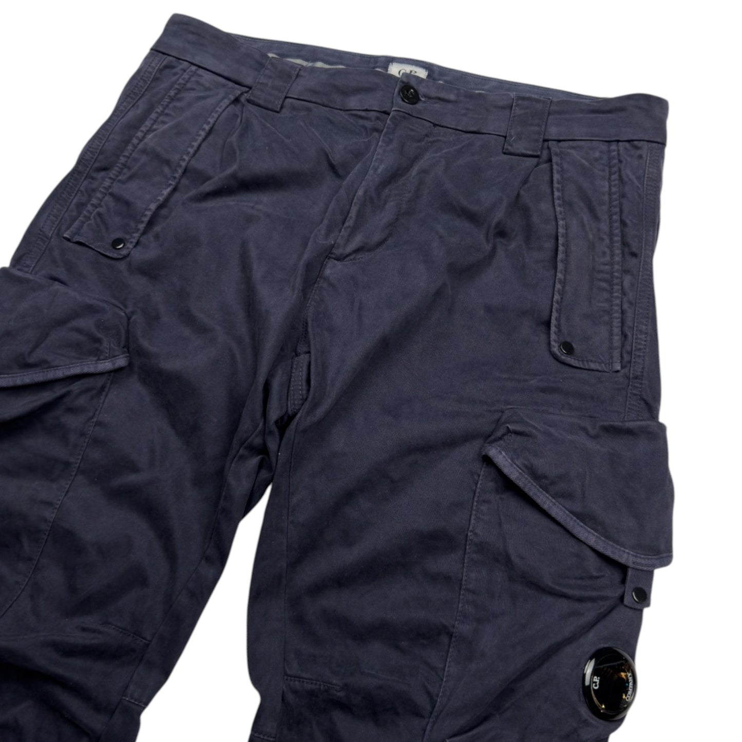 C.P. Company Ergonomic Fit Cargo Trousers - Navy
