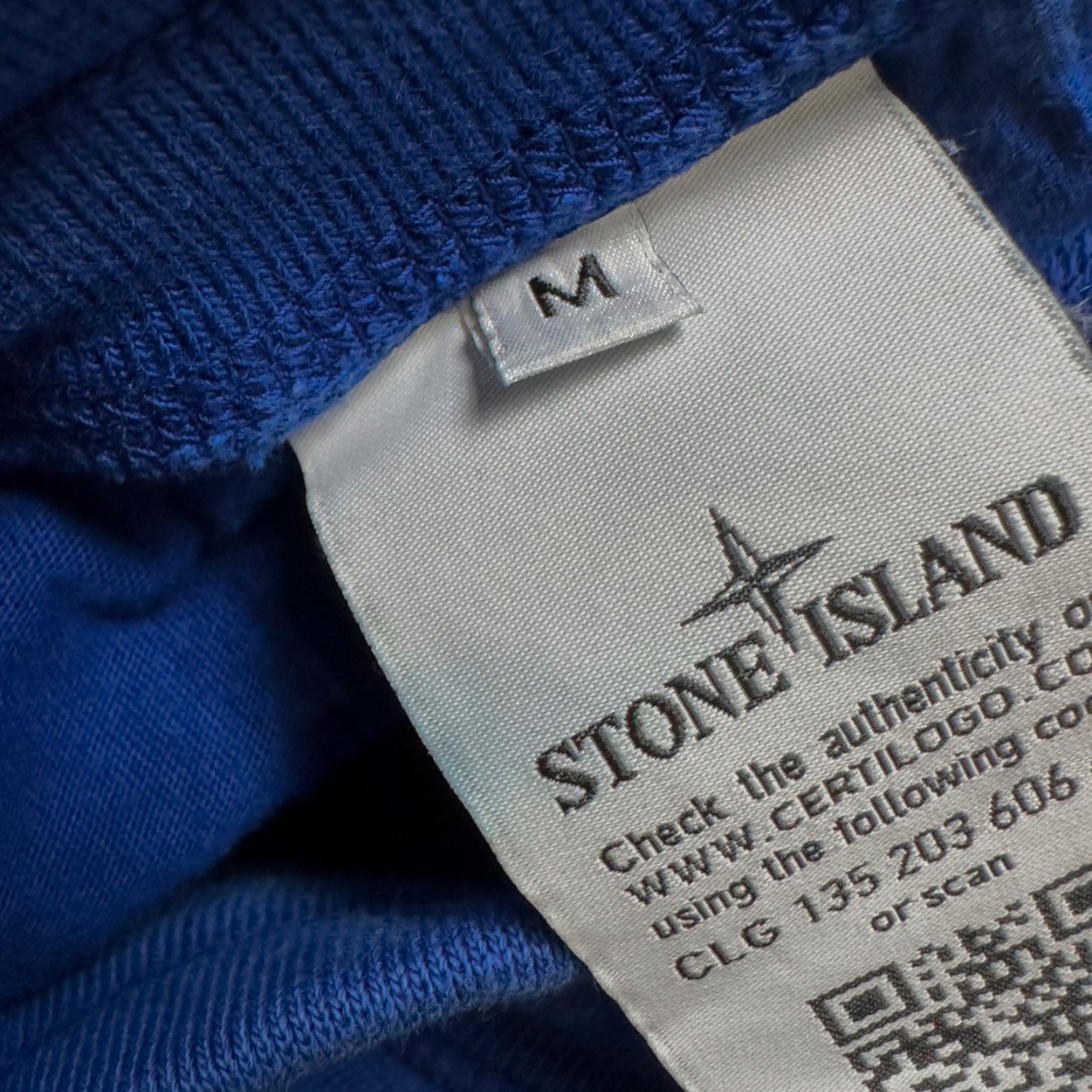 S/S 16 Stone Island Cotton Jersey Cargo Shorts - Blue