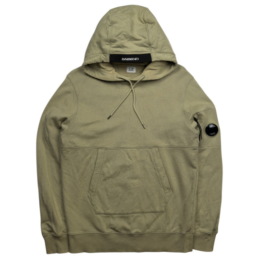 C.P. Company Diagonal Fleece Lens Hoodie - Pistachio