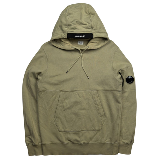 C.P. Company Diagonal Fleece Lens Hoodie - Pistachio