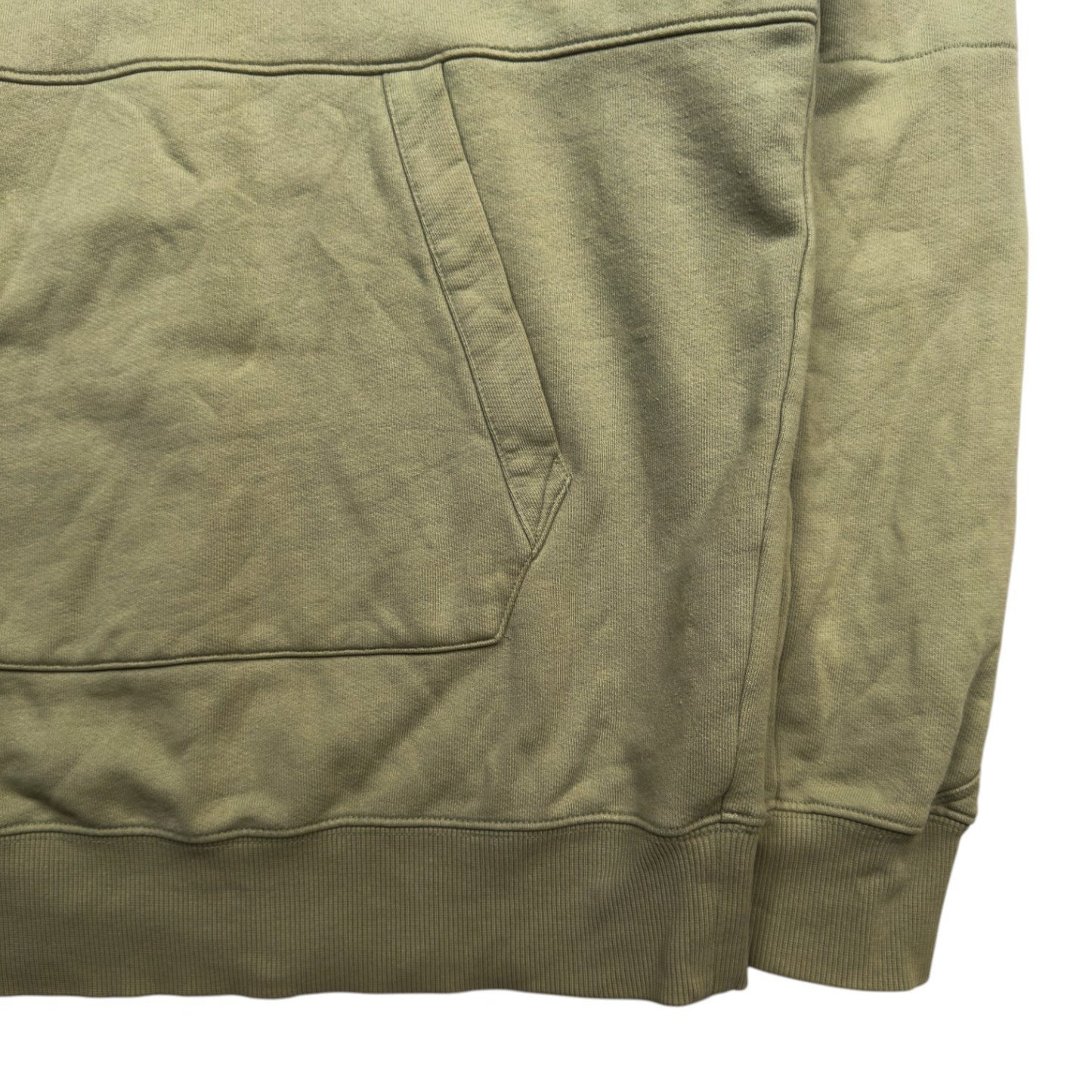 C.P. Company Diagonal Fleece Lens Hoodie - Pistachio