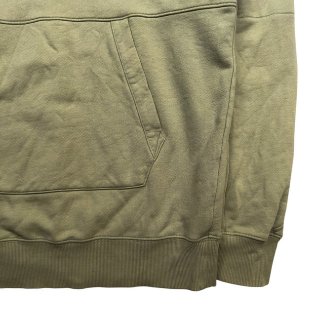 C.P. Company Diagonal Fleece Lens Hoodie - Pistachio
