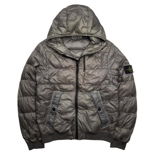 A/W 15 Stone Island Down_26 GR X SQM_N Down Puffer Jacket - Grey