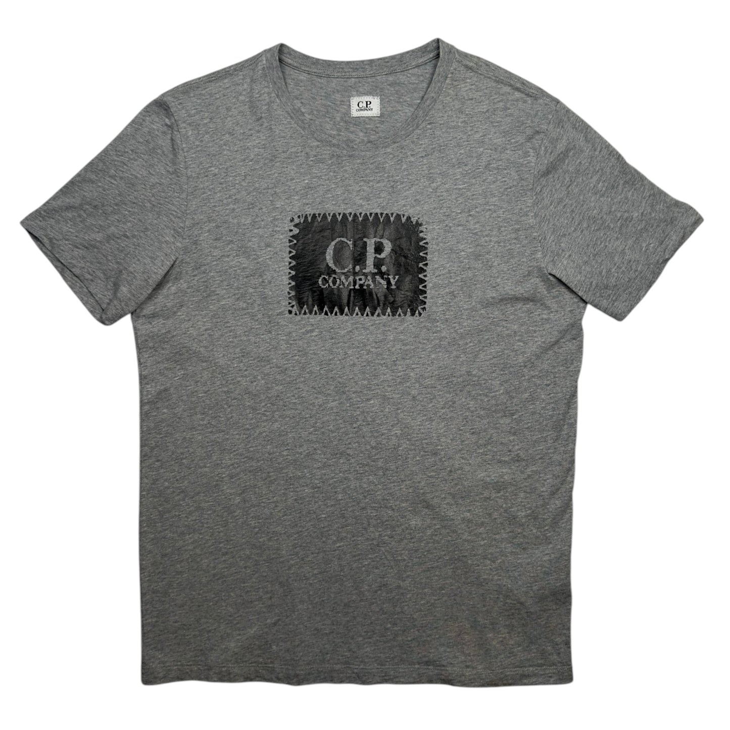 C.P. Company Big Stitch Logo T-Shirt - Grey